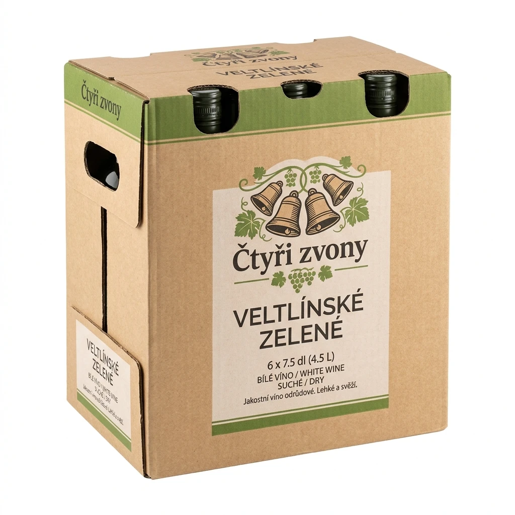 Čtyři zvony Veltlinské zelené 6 x 750 ml
