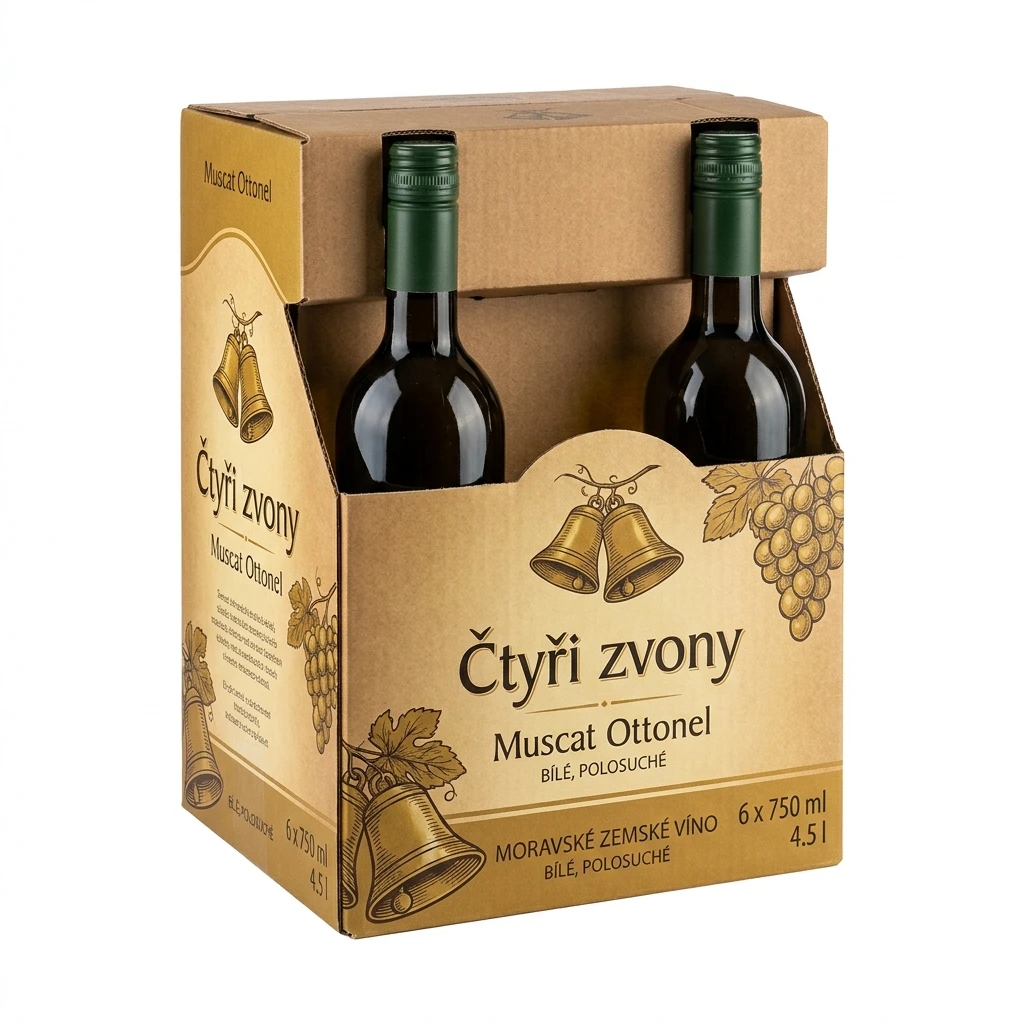 Čtyři zvony Muscat Ottonel 6 x 750 ml