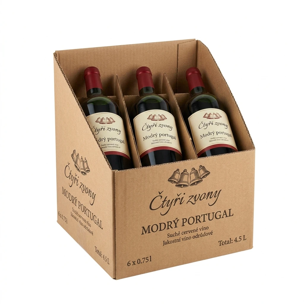 Čtyři zvony Modrý portugal 6 x 750 ml