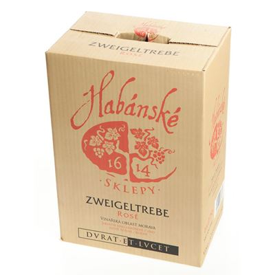 Habánské sklepy Zweigeltrebe Rosé jakostní 6 x 750 ml