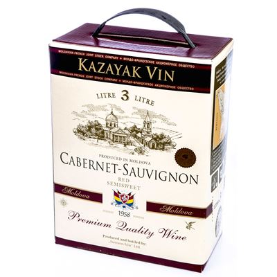 KAZAYAK VIN Cabernet Sauvignon 4 x 3 l BiB