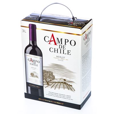 CAMPO DE CHILE Merlot víno červené 4 x 3 l BiB