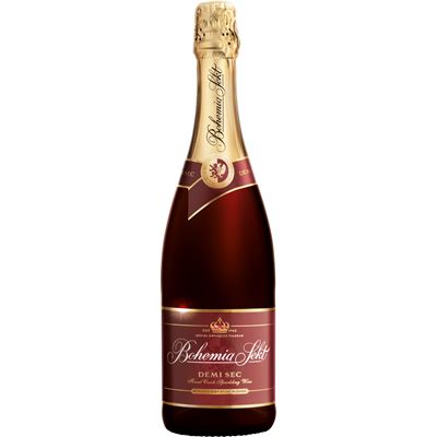 Bohemia Sekt Demi Sec červený 6 x 750 ml