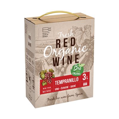 Tempranillo BIO červené 3 l BiB