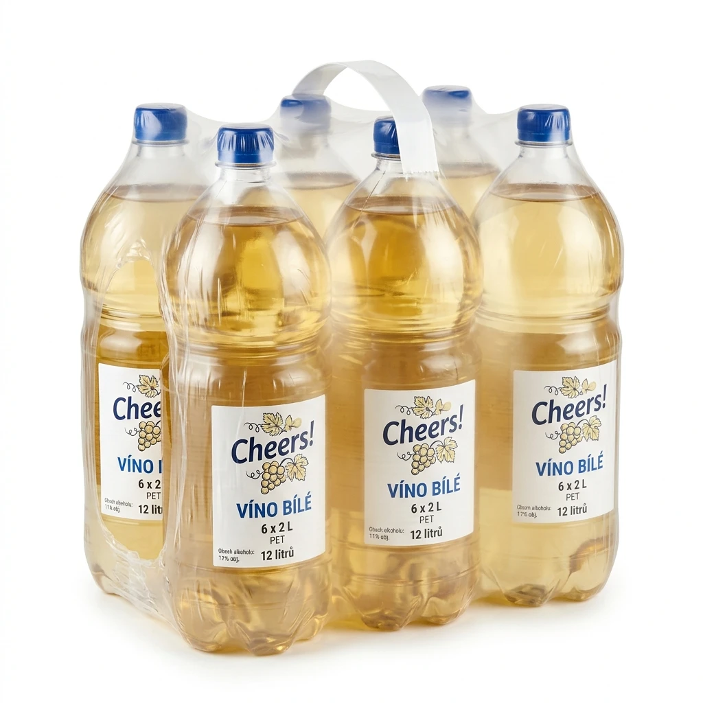 Cheers! Víno bílé 6 x 2 l PET