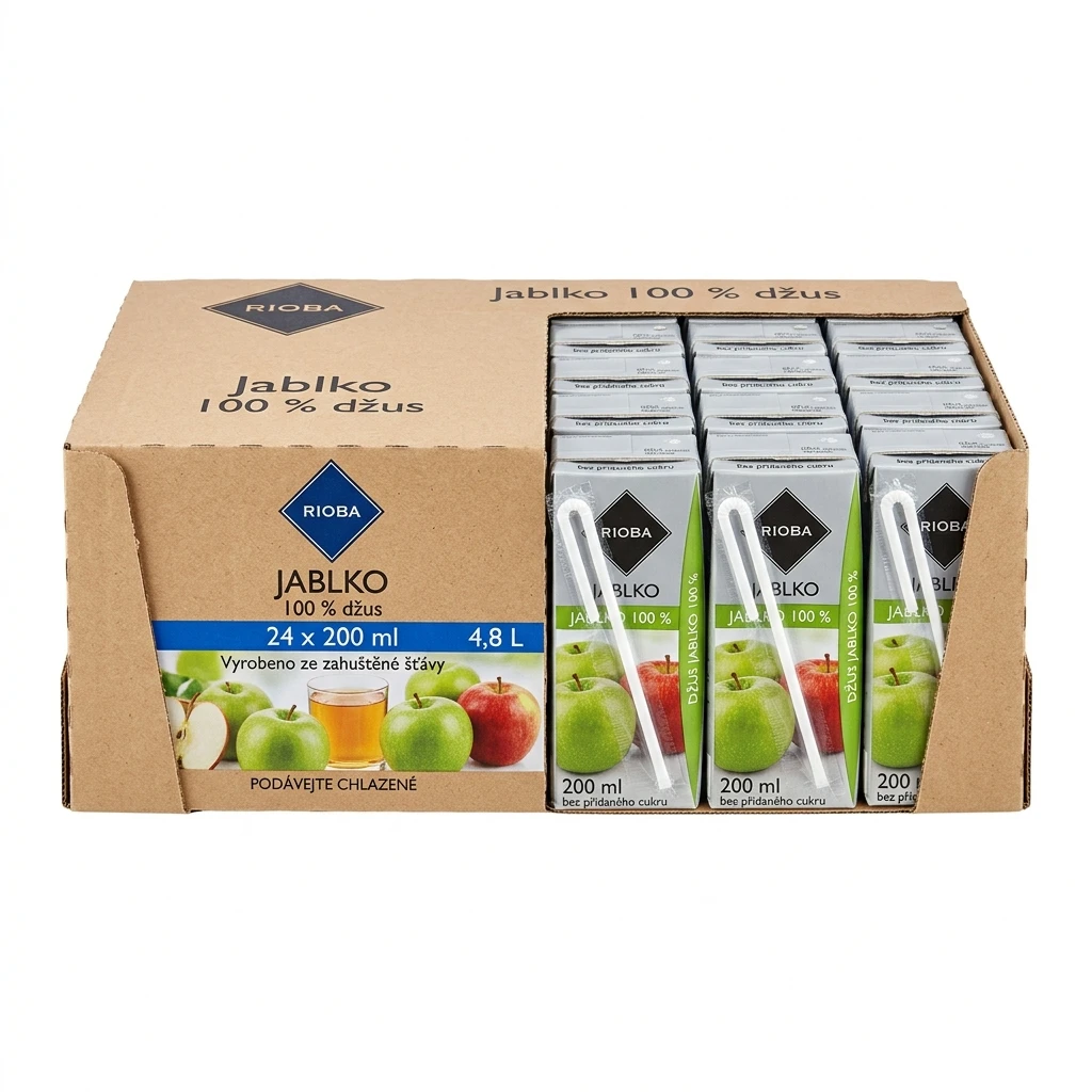 RIOBA Jablko 100 % džus 24 x 200 ml