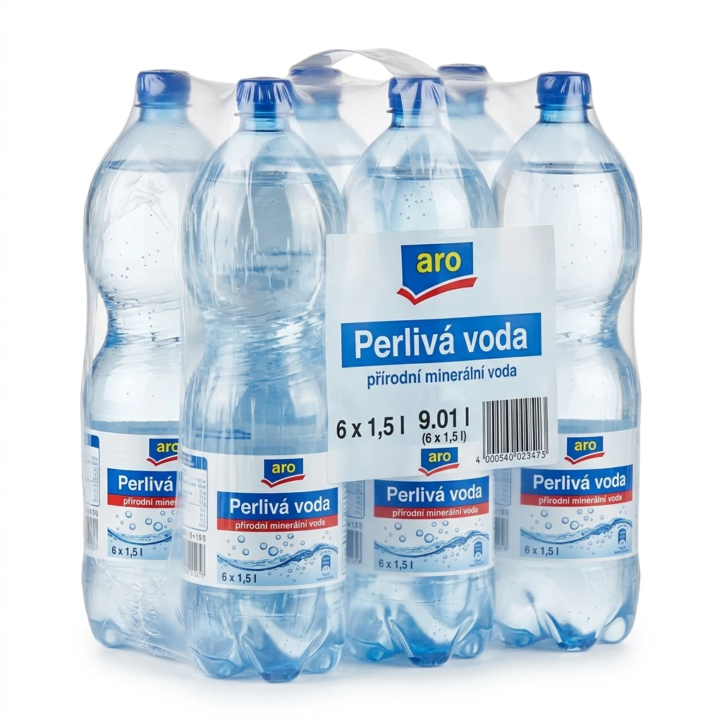 aro Perlivá voda 6 x 1,5 l