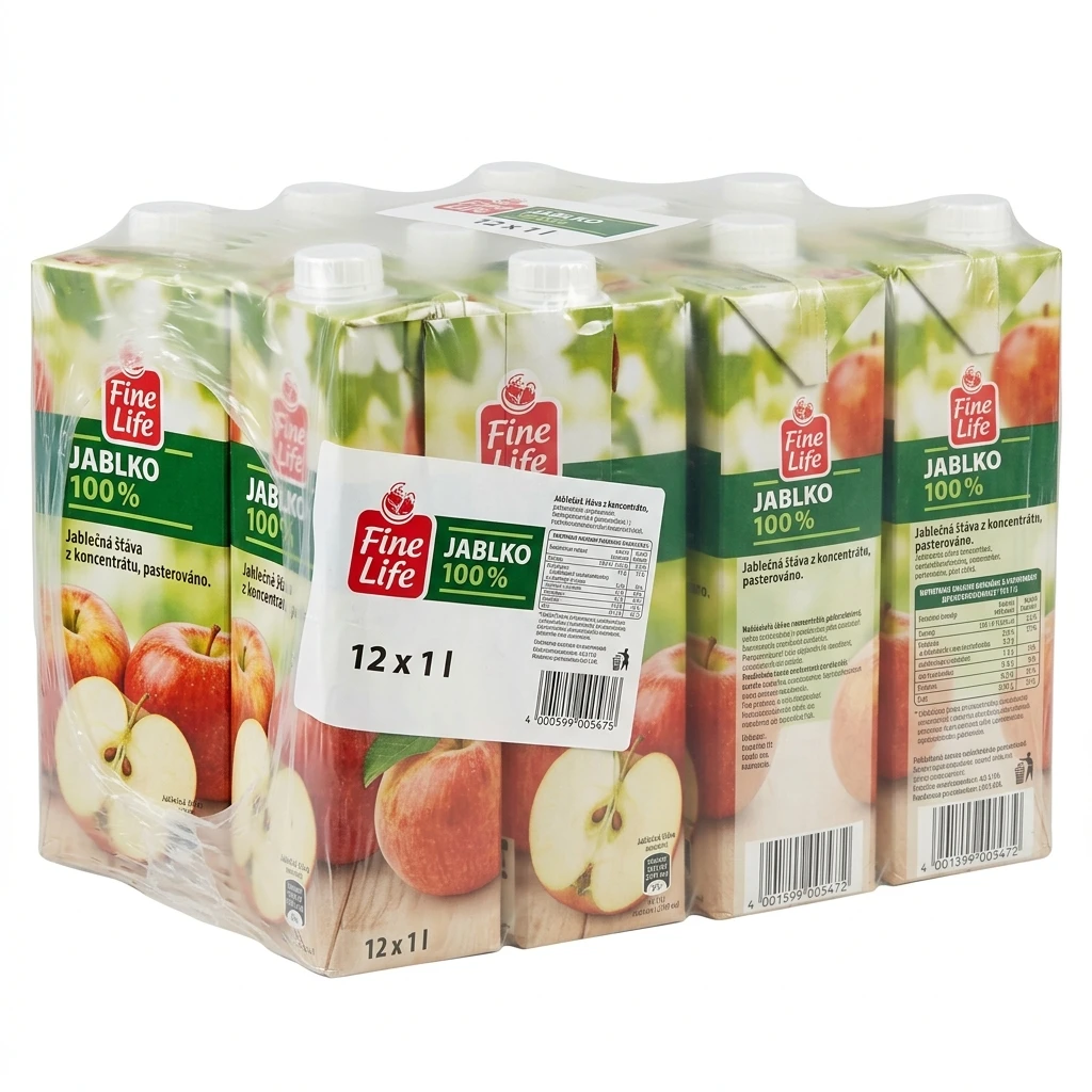 Fine Life jablko 100% 12 x 1 l