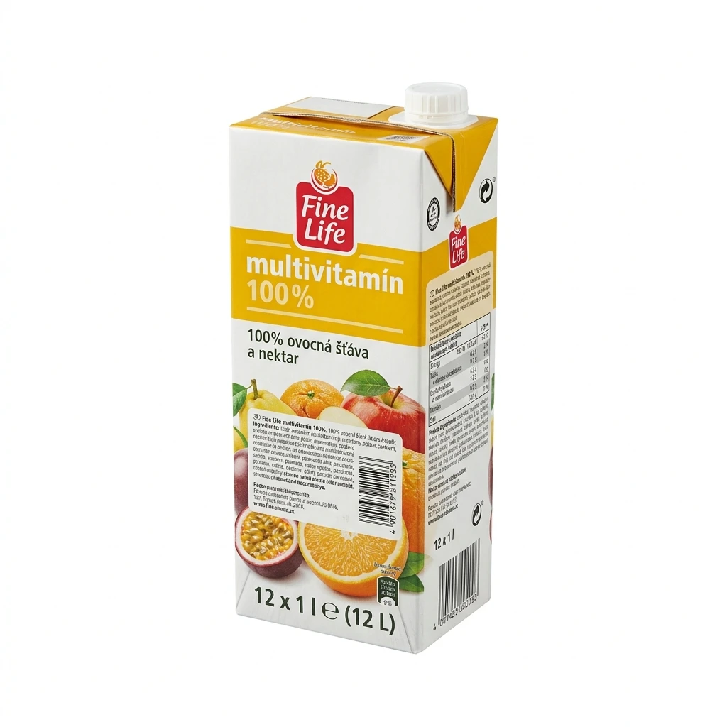 Fine Life multivitamín 100% 12 x 1 l