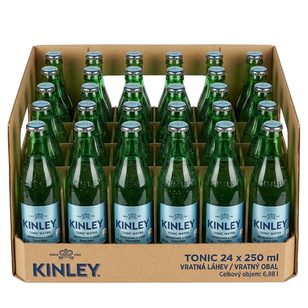 KINLEY Tonic 24 x 250 ml vratná láhev