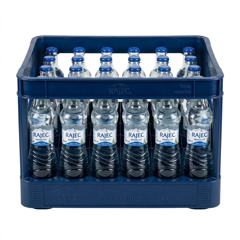 RAJEC Voda neperlivá 24 x 330 ml vratná láhev