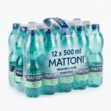 MATTONI Voda minerální neperlivá 12 x 500 ml