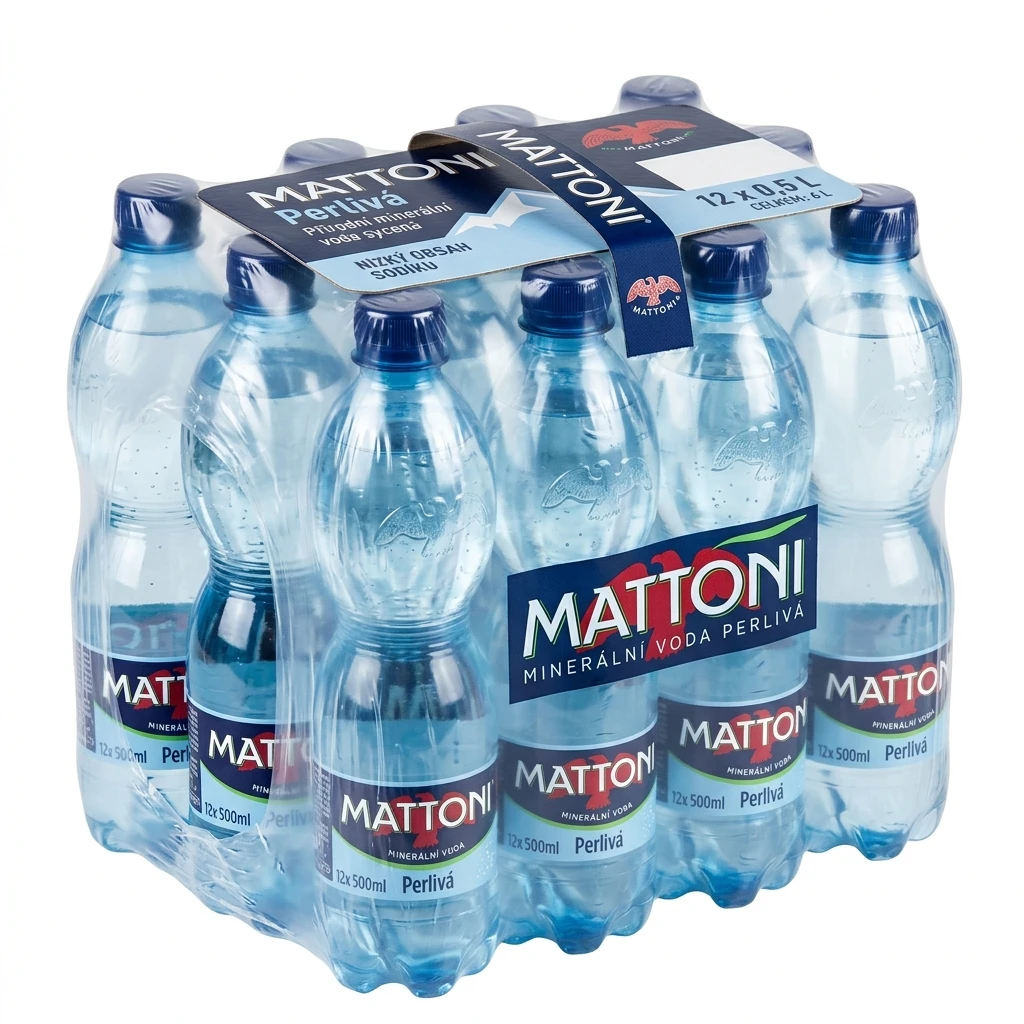 MATTONI Voda minerální perlivá 12 x 500 ml