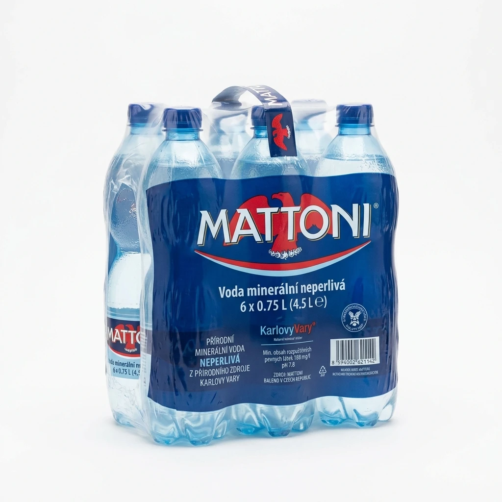 MATTONI Voda minerální neperlivá 6 x 750 ml