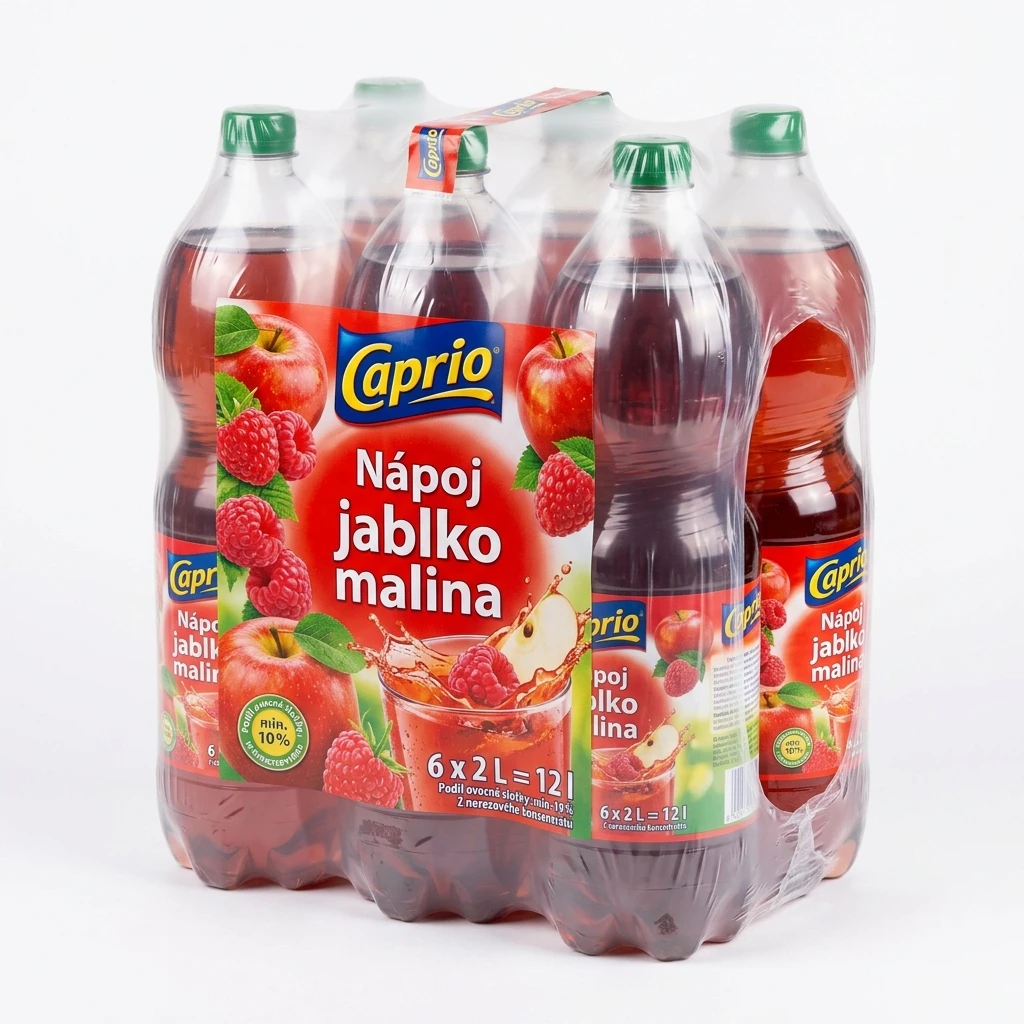 Caprio Nápoj jablko malina 6 x 2 l