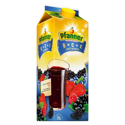 Pfanner Nektar B-C-E lesní plody 30 % 6 x 2 l