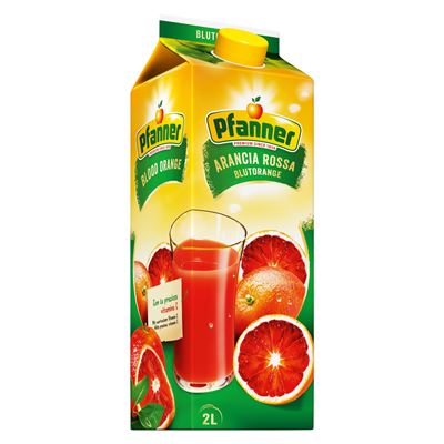 Pfanner Nektar červený pomeranč 40 % 6 x 2 l