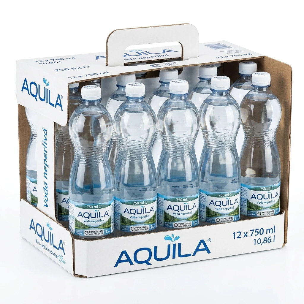 AQUILA Voda neperlivá 12 x 750 ml vratná láhev