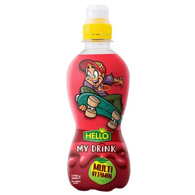 HELLO My Drink Nápoj multivitamín 10 x 330 ml