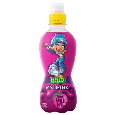 HELLO My Drink Nápoj malina 10 x 330 ml