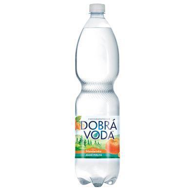 DOBRÁ VODA Ochucená mandarinka neperlivá 6 x 1,5 l