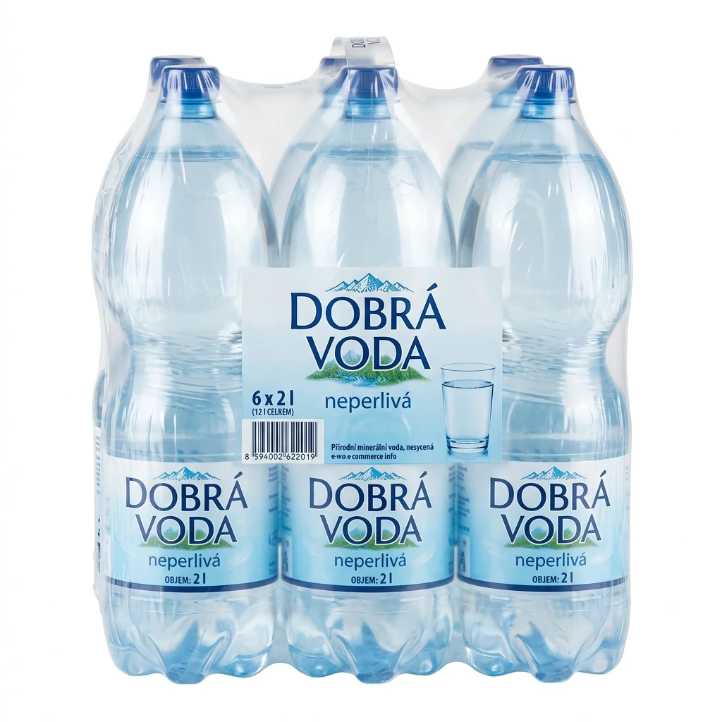 DOBRÁ VODA neperlivá 6 x 2 l