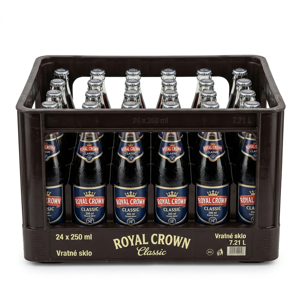 ROYAL CROWN Classic 24 x 250 ml vratné sklo