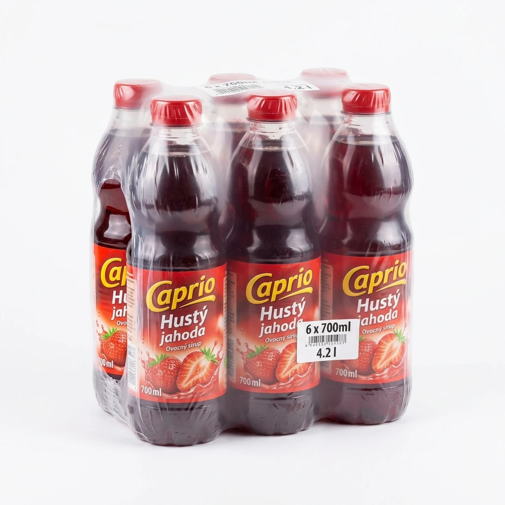 Caprio Hustý jahoda 6 x 700ml