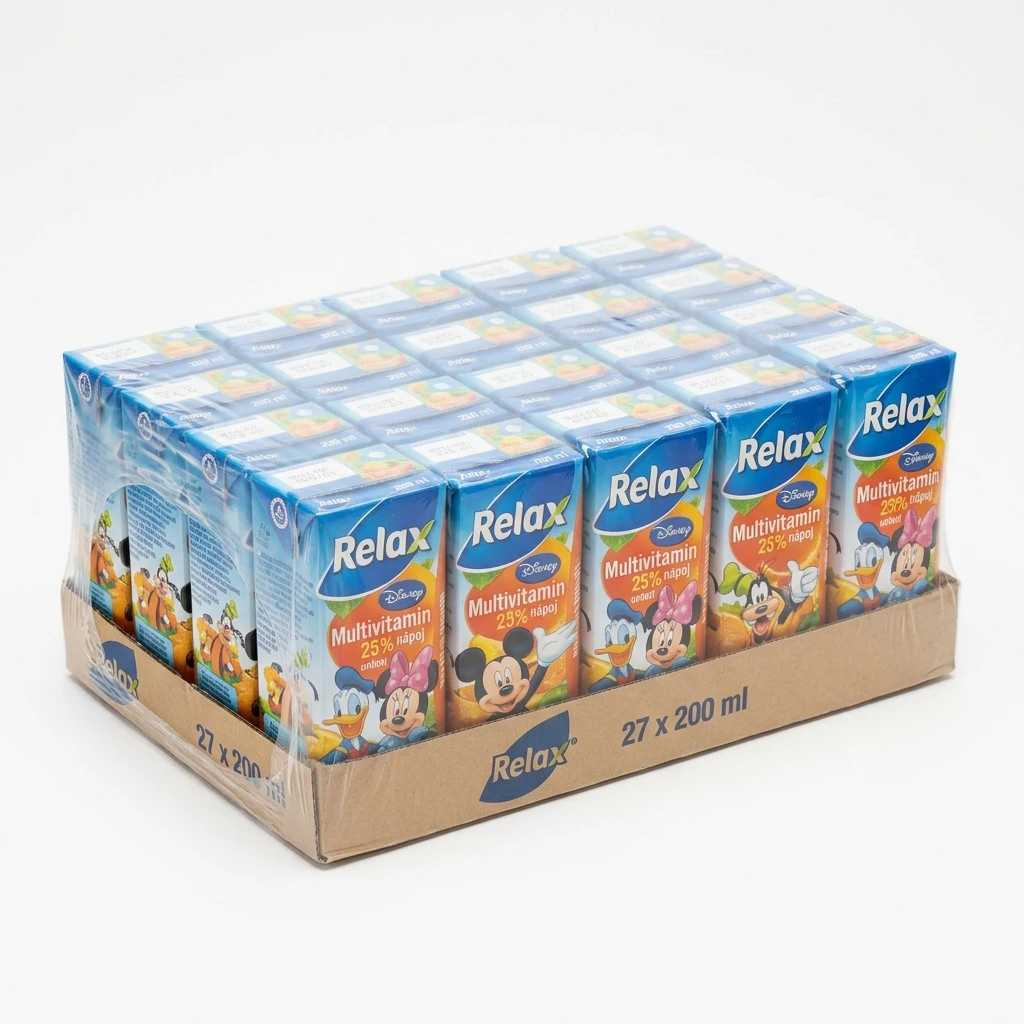 Relax Disney Multivitamin 25 % nápoj 27 x 200 ml