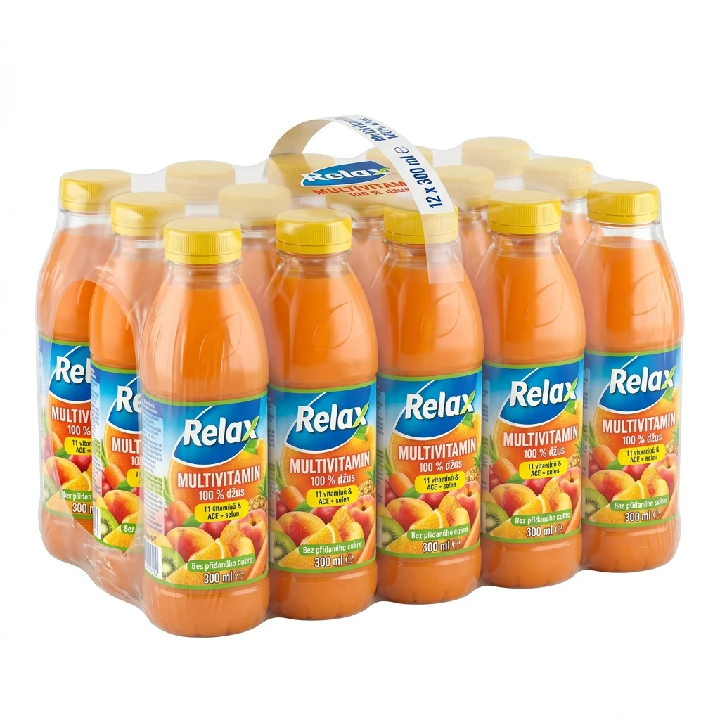 Relax Multivitamin 100 % džus 12 x 300 ml PET