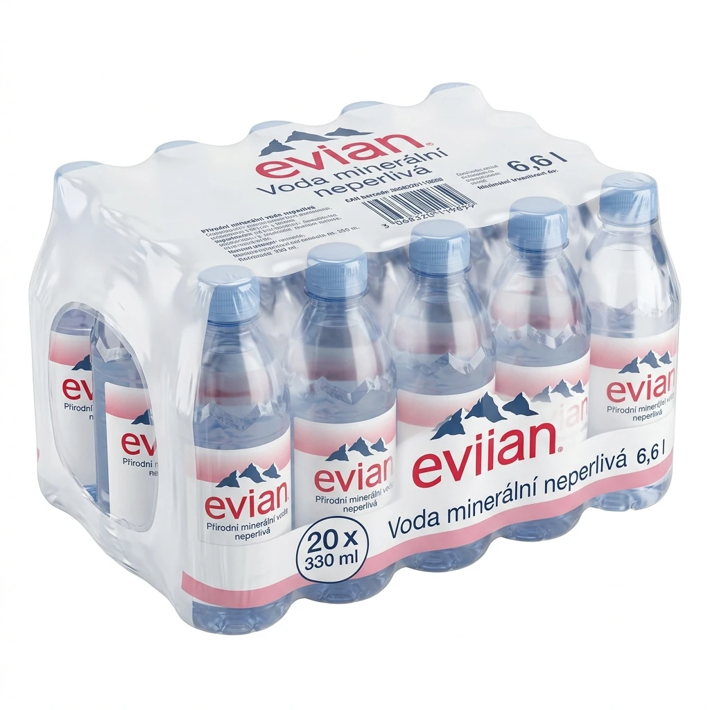 evian Voda minerální neperlivá 20 x 330 ml