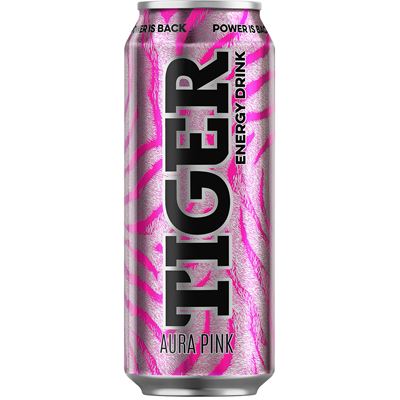 TIGER Energy Aura Pink 12 x 500 ml