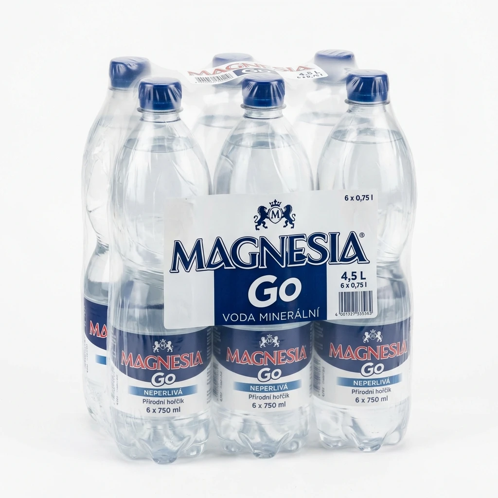 MAGNESIA Go Voda minerální neperlivá 6 x 750 ml