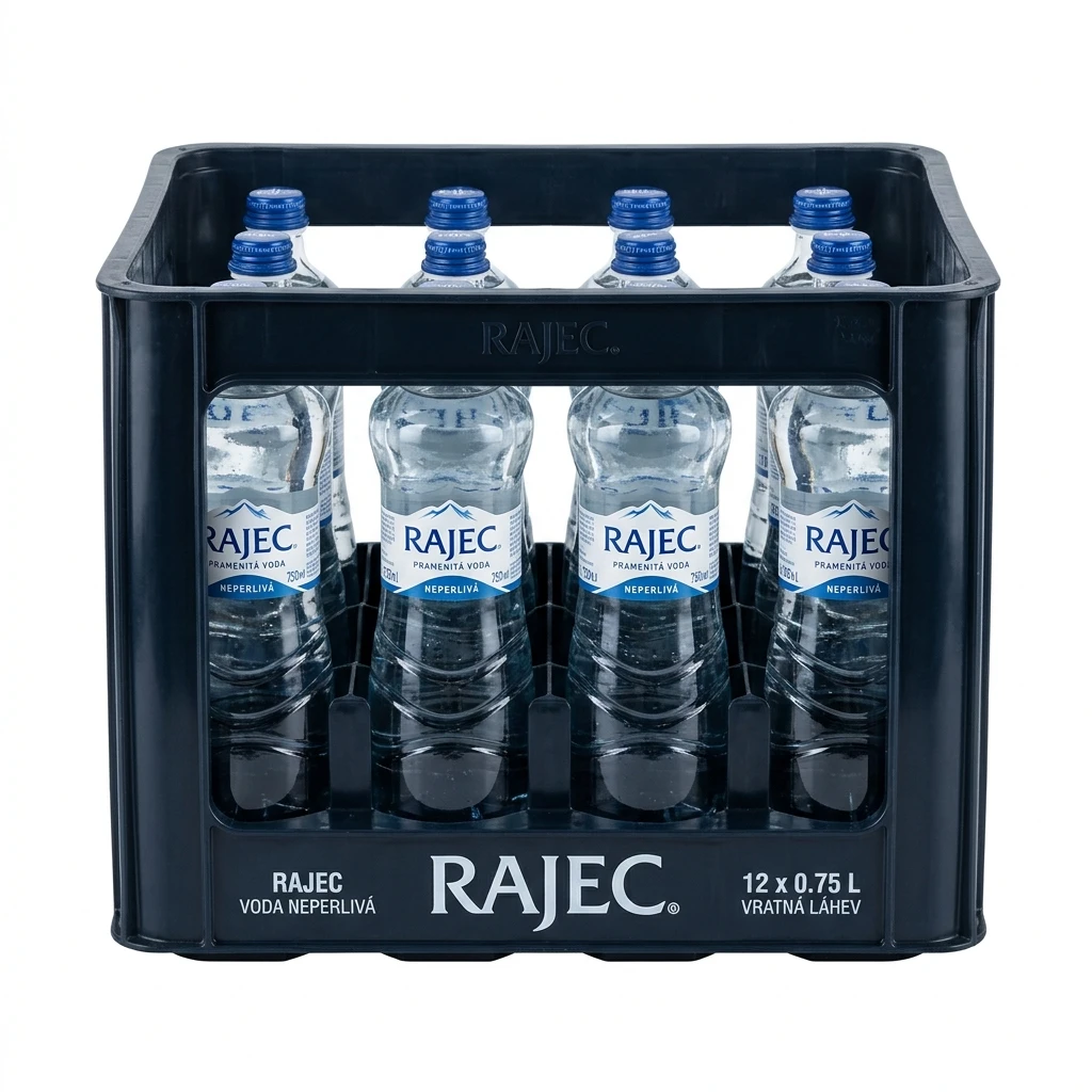RAJEC Voda neperlivá 12 x 750 ml vratná láhev