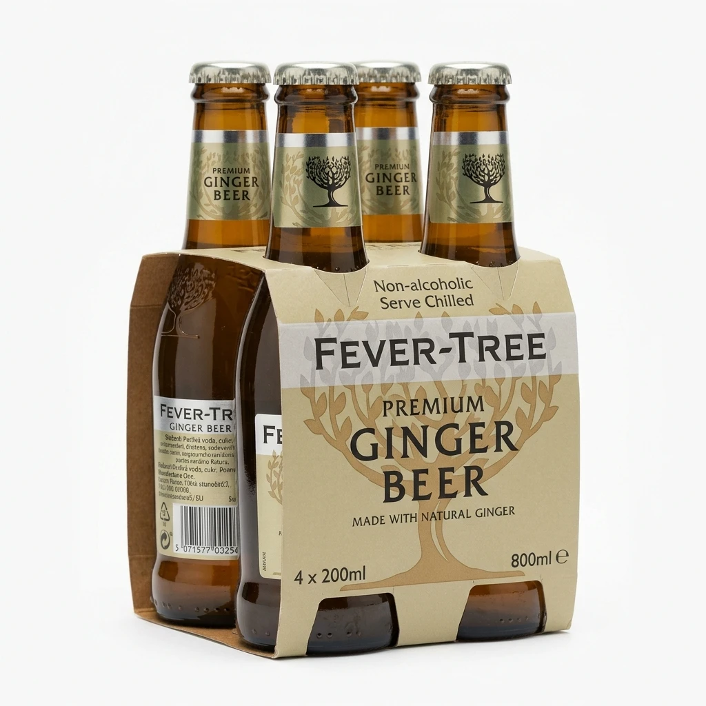 FEVER TREE Ginger Beer 4 x 200 ml
