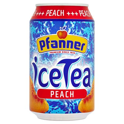 Pfanner Ledový čaj broskev 24 x 330 ml plech