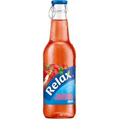 Relax Víčko Jahoda 25 % nápoj 24 x 250 ml
