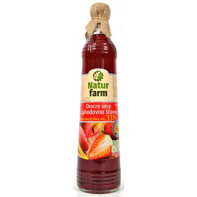 NATUR FARM Sirup jahoda 700 ml
