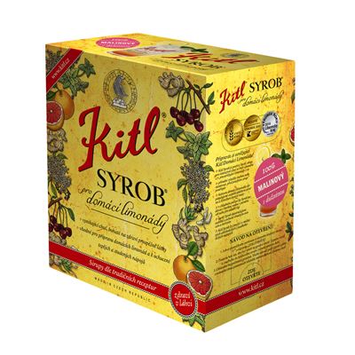 Kitl Syrob malinový 5 l BiB