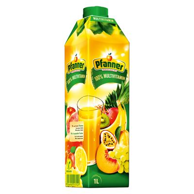 Pfanner Džus Multivitamin 100 % 8 x 1 l