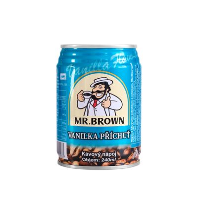 MR.BROWN Ledová káva Vanilla 6 x 240 ml