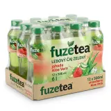 fuzetea Ledový čaj zelený jahoda Aloe Vera 12 x 500 ml
