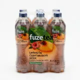 fuzetea Ledový čaj černý broskev 6 x 1,5 l
