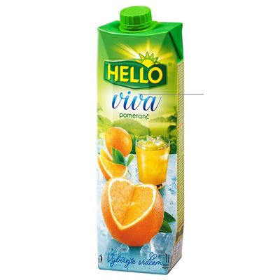HELLO Viva Pomeranč 12 x 1 l