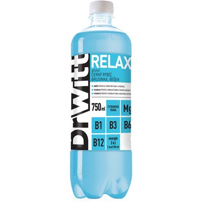 DrWitt Relax vitaminová voda 12 x 750 ml