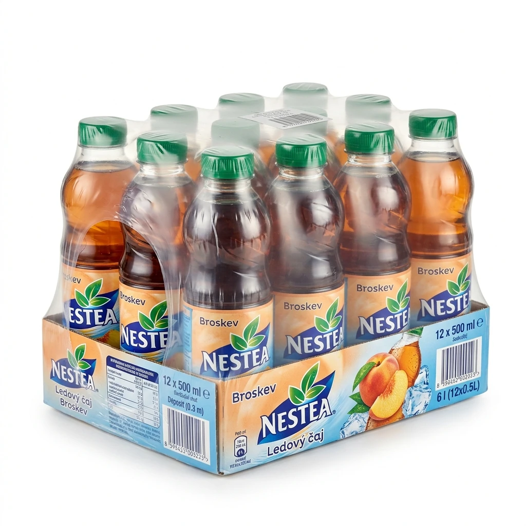 NESTEA Ledový čaj broskev 12 x 500 ml
