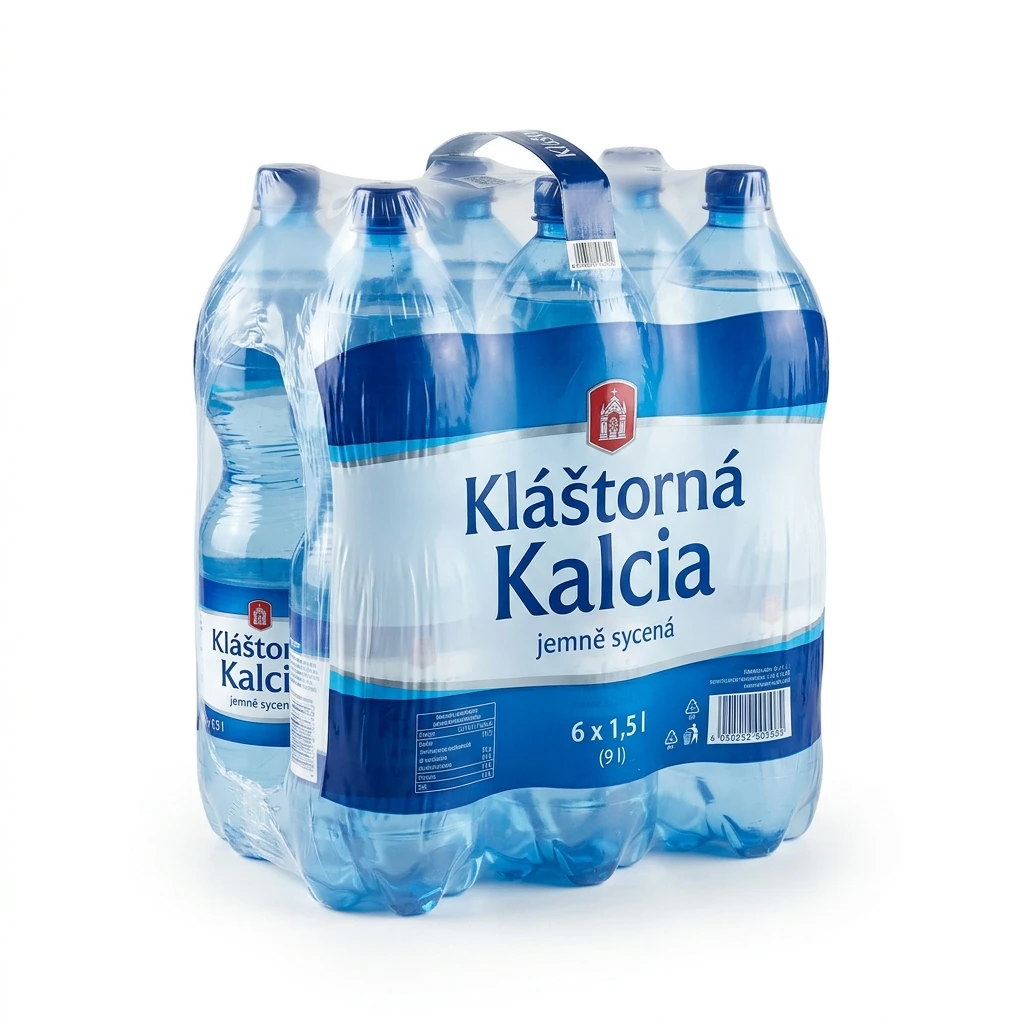 Kláštorná Kalcia jemně sycená 6 x 1,5 l
