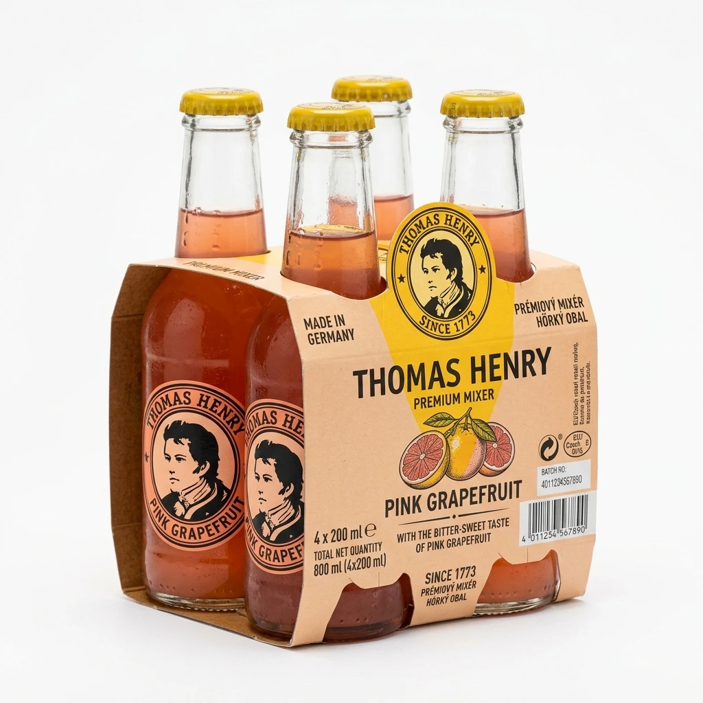 THOMAS HENRY Pink Grapefruit 4 x 200 ml