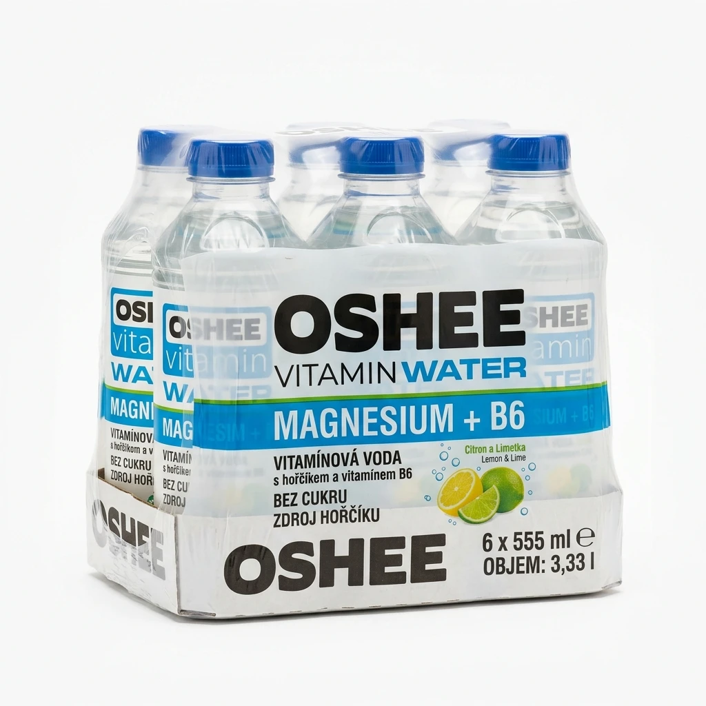 OSHEE Vitamin Water Magnesium +B6 6 x 555 ml