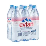 evian Voda minerální neperlivá 6 x 1,5 l PET